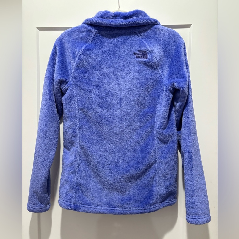 The North Face Purple zip up fleece jacket, size small - Picture 7 of 8